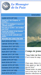 Mobile Screenshot of messagerdelapaix.org